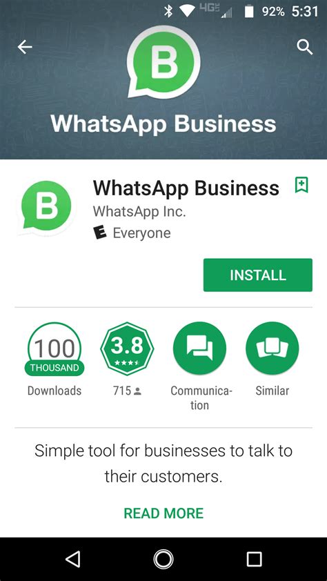 whatsapp business app